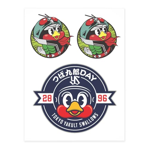 つば九郎　ステッカー　8点セット 東京ヤクルトスワローズ - つば九郎 ステッカー つば九郎 シール